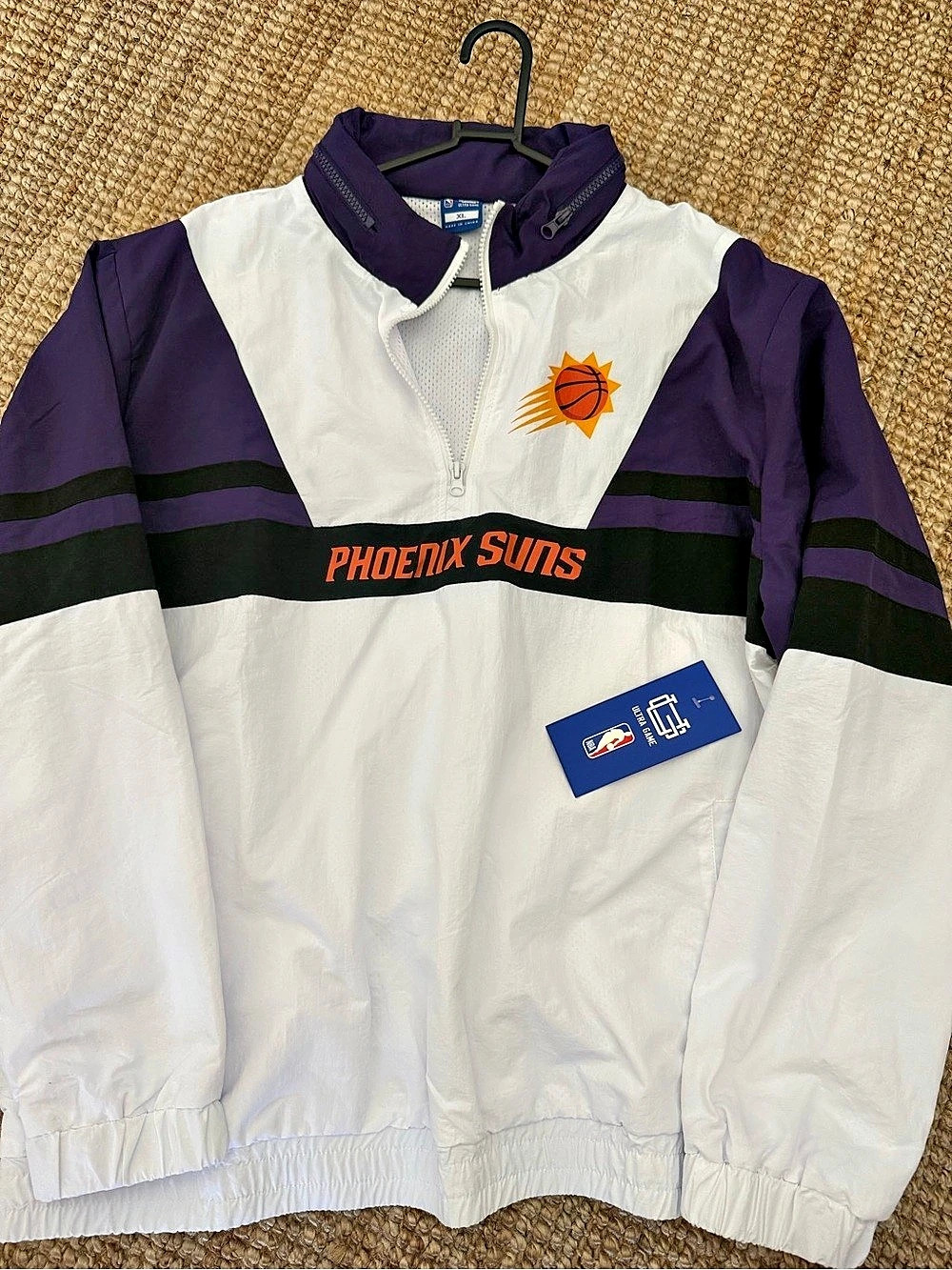Ultra Game Phoenix Suns Ultra Game NBA jacket NBA Jacket White & Purple XL